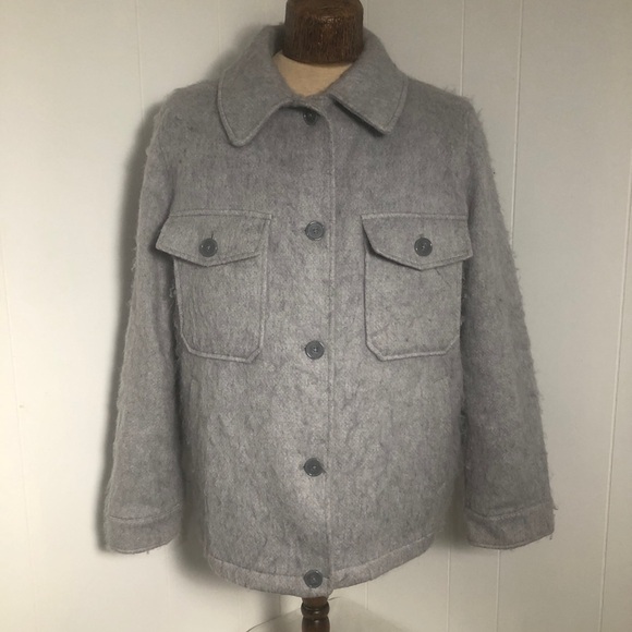 - Womens Soft Grey Jacket. Size 8-10. Breast Cancer Fundraiser. - Picture 1 of 8